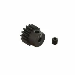 Arrma "16T 0.8Mod 1/8"" Bore CNC Steel Pinion Gear"