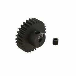 Arrma "28T 0.8Mod 1/8"" Bore CNC Steel Pinion Gear"