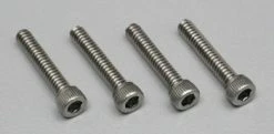 DUBRO SS Sock Head Cap Screws,4-40 X 5/8