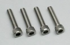 DUBRO SS Sock Head Cap Screws,8-32 X 3/4