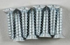 DUBRO 2298 Flat Head Self-Tapping Screw 3.0mmx12 (8)