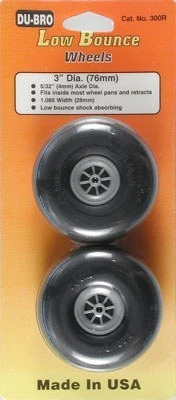 DUBRO Smooth Wheels,3"