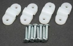 DUBRO Landing Gear Straps,Nylon 1/8" (4)