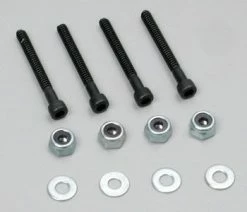 DUBRO Socket Bolts With Nuts, 4-40 X 1"