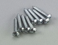 DUBRO Button Head Screws, 2 X 1/2" (8)