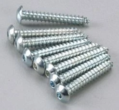 DUBRO Button Head Screws, 4 X 3/4" (8)