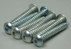 DUBRO Button Head Screws, 6 X 1" (8)