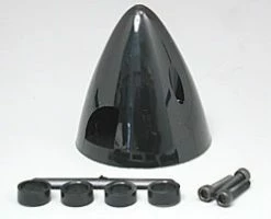 DUBRO 4 Pin Spinner,1-3/4",Black