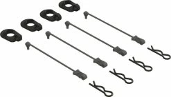 Arrma "Body Clip Retainers 1/5 Scale (Black, 4)"